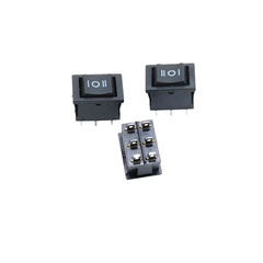 Công Tắc KCD1 6 Chân 3 Nấc ON OFF ON 6A - 250V