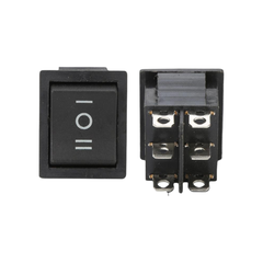 Công Tắc Bập Bênh KCD4 250VAC-16A 6 Chân 3 Chế Độ