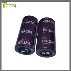 Tụ Lọc Nguồn Amly 2200uF 450V –  Kích Thước 35x70mm Hàng Loại Tốt