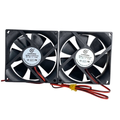 Quạt Tản Nhiệt 12V và 24V  Kích Thước 8cm x 8cm x 2.5cm Loại Tốt