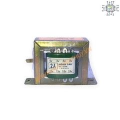 Biến Áp 2A Nhiều Đầu Ra 0V 3V 6V 9V 12V 15V 18V 24V (Hoàn Cầu)