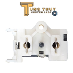 Jack cắm AV,RCA màu trắng 2 chấu chân thẳng