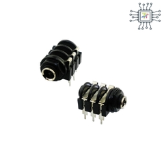 Ổ Micro 6.35mm 6 Chân Đồng