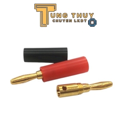 Jack Cắm Loa, Jack Bắp Chuối 4mm Mạ Vàng ( Túi 4 Chiếc )