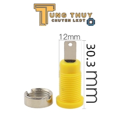 Jack Bắp Chuối Cái Vuông Góc 4mm Các Màu Xanh , Đỏ , Đen , Vàng Loại Tốt