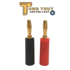 Jack Cắm Loa, Jack Bắp Chuối 4mm Mạ Vàng ( Túi 4 Chiếc )