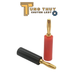 Jack Cắm Loa, Jack Bắp Chuối 4mm Mạ Vàng ( Túi 4 Chiếc )