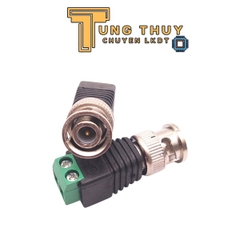 Jack BNC Đầu Nối Camera Màu Xanh Vặn Vít