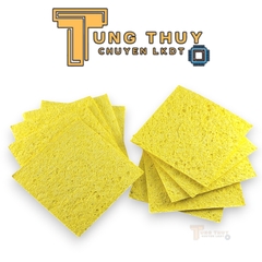 (Combo 5 cái ) Bọt Biển Lau Chùi Mỏ Hàn Loại Tốt Kích Thước 6x6mm