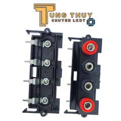 Jack Cắm Loa 4 Chân Dạng Cọc Vặn – Trạm Kẹp Dây Loa Ampli, DIY Mạch Âm Thanh