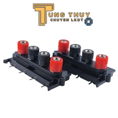 Jack Cắm Loa 4 Chân Dạng Cọc Vặn – Trạm Kẹp Dây Loa Ampli, DIY Mạch Âm Thanh