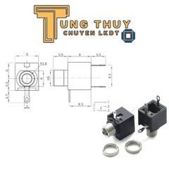 Jack Ổ Cắm Mono PJ-301M Đẹp