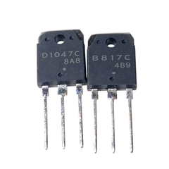 Cặp Sò Công Suất D1047 và B817 Transistor Lưng Đồng Hàng Mới Loại Tốt