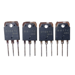 Cặp Sò Công Suất D1047 và B817 Transistor Lưng Đồng Hàng Mới Loại Tốt