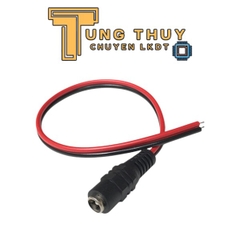 Dây Nguồn DC, Jack Nguồn DC 5.5x2.1mm Đực và Cái Dài 26,5mm Loại Tốt