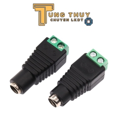 Jack DC Nối Nguồn Đực và Cái Cái 5.5x2.1mm ,Jack Nối Nguồn Camera Có Ốc Vặn Loại Tốt