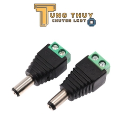 Jack DC Nối Nguồn Đực và Cái Cái 5.5x2.1mm ,Jack Nối Nguồn Camera Có Ốc Vặn Loại Tốt