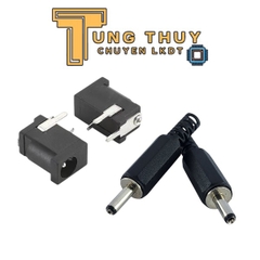 Đầu Jack Nối Nguồn DC  Đực - Cái 3.5x1.1mm