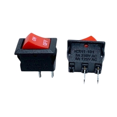 10 Chiếc Công Tắc Bập Bênh 2 Chân và 3 Chân KCD11 - 101 3A 250V - 6A 125V Kích Thước 10 x 15MM Loại Tốt