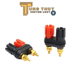 Jack Đôi Bắp Chuối Đen Đỏ 4mm