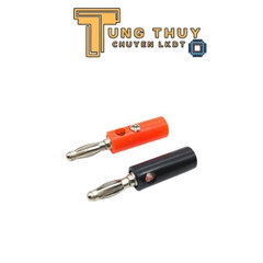 Jack Bắp Chuối 4mm  Màu Đen, Đỏ Ổ Cắm Jack Bắp Chuối Màu Đen Đỏ