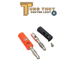 Jack Bắp Chuối 4mm  Màu Đen, Đỏ Ổ Cắm Jack Bắp Chuối Màu Đen Đỏ