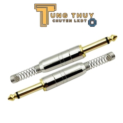 Jack 6 Ly 6.35mm Micro Có Lò Xo, Đầu Mạ Vàng Hàng Tốt
