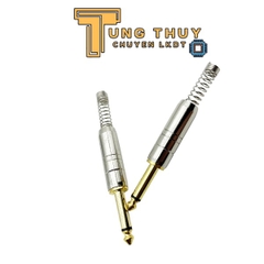 Jack 6 Ly 6.35mm Micro Có Lò Xo, Đầu Mạ Vàng Hàng Tốt
