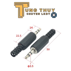 Jack audio jack âm thanh 3.5mm 3 nấc