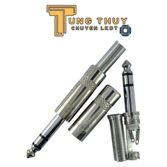 Jack Tín Hiệu Âm Thanh Stereo 6.3mm, Jack 6 Ly Chuôi Lò Xo Loại Tốt