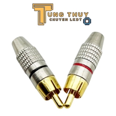 Jack RCA Hoa Sen Loại Tốt , Dùng Hàn Dây AV và Dây Tín Hiệu Âm Thanh