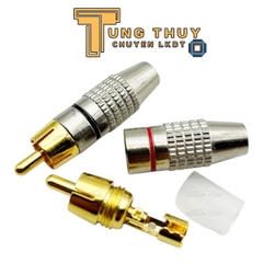 Jack RCA Hoa Sen Loại Tốt , Dùng Hàn Dây AV và Dây Tín Hiệu Âm Thanh