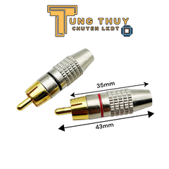 Jack RCA Hoa Sen Loại Tốt , Dùng Hàn Dây AV và Dây Tín Hiệu Âm Thanh