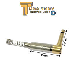 Jack 6 Ly Cong , Jack Cắm Âm Thanh Đầu Mạ Vàng Loại Tốt
