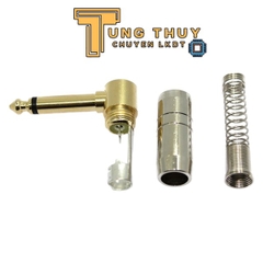 Jack 6 Ly Cong , Jack Cắm Âm Thanh Đầu Mạ Vàng Loại Tốt