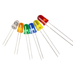 Gói 50 Con Led Phủ Màu Phi 5,Phi 3 Led Phủ Màu 5mm và 3mm Đỏ Xanh Lá Xanh Dương Vàng Loại Tốt