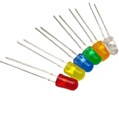 Gói 50 Con Led Phủ Màu Phi 5,Phi 3 Led Phủ Màu 5mm và 3mm Đỏ Xanh Lá Xanh Dương Vàng Loại Tốt