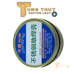 Mỡ trợ hàn cell pin Fuxin hỗ trợ hàn mạch siêu bám dính, hộp nhôm 100g