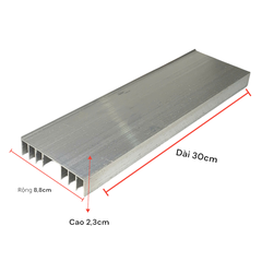 Nhôm Tản Nhiệt 8 Cánh Kích Thước 20cm , 25cm , 30cm , 40cm