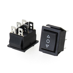 Công Tắc Nhấn Nhả ( Tự Động Hồi ) KCD4 15A - 250v 6 Chân 3 Chế Độ Đảo Chiều