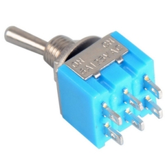 Công Tắc Gạt MTS 102 103 202 203 – 3 và 6 Chân – 6A 125V – 2/3 Trạng Thái – Đảo Chiều Motor