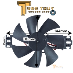 Quạt Tản Nhiệt Bếp Từ 18VDC Sải Cánh 11cm