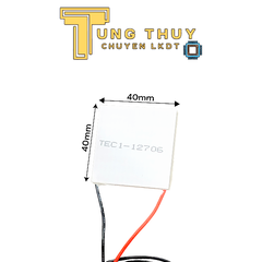 Sò nóng lạnh 60W TEC1-12706 40x40mm