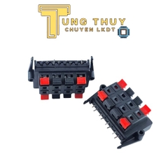 Trạm Loa 8 Chân WP8-2 – Kẹp Dây Loa Nhanh 55x31mm – Jack Cắm Loa 8 Chấu – Hàng Bền, Chắc Chắn