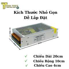 Nguồn Tổ Ong 5V 20A – Nguồn Xung 100W Cho LED, Camera, Mạch CNC