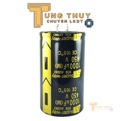 Tụ 1000uF 450V Lọc Nguồn Amply - Kích Thước 35mm x 60mm Loại Tốt