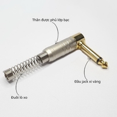 Jack 6 Ly Cong , Jack Cắm Âm Thanh Đầu Mạ Vàng Loại Tốt