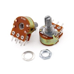 Chiết Áp Đôi, Kép 6 Chân 2 Hàng WH148 cán 15mm