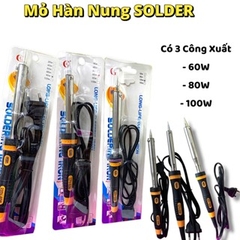 Mỏ Hàn Nung Chuyên Dụng 60w 80w 100w – Tay Cầm Cách Nhiệt