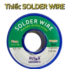 Thiếc Hàn SOLDER WIRE 100G Chất Lượng Cao Thành Phần 60/40 Sợi 1mm